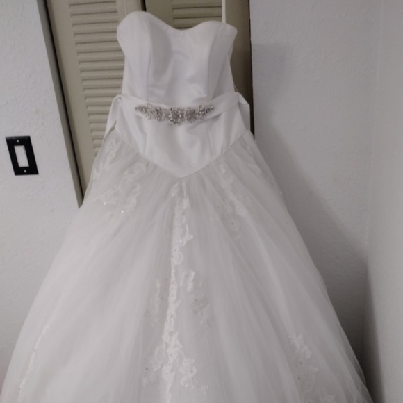 Alfred Angelo Disney Fairytale Cinderella 226 Sz. 14 White - Never Worn - Picture 2 of 5